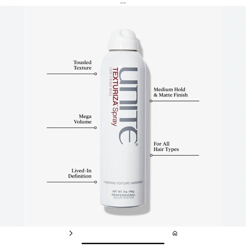 Unite Texturiza Spray - White - Picture 4 of 4